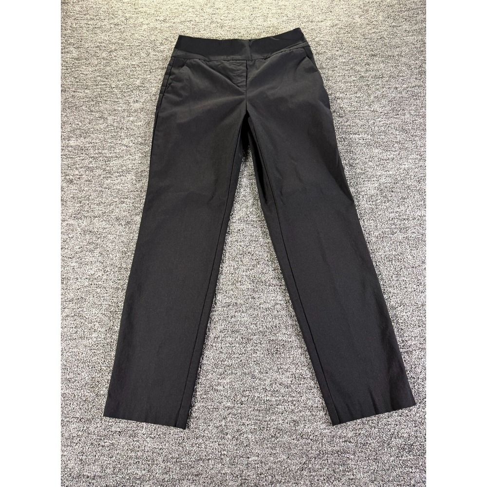 S.C. & Co. Pants Womens Medium Black Stretch Formal Work Career Straight Pull On